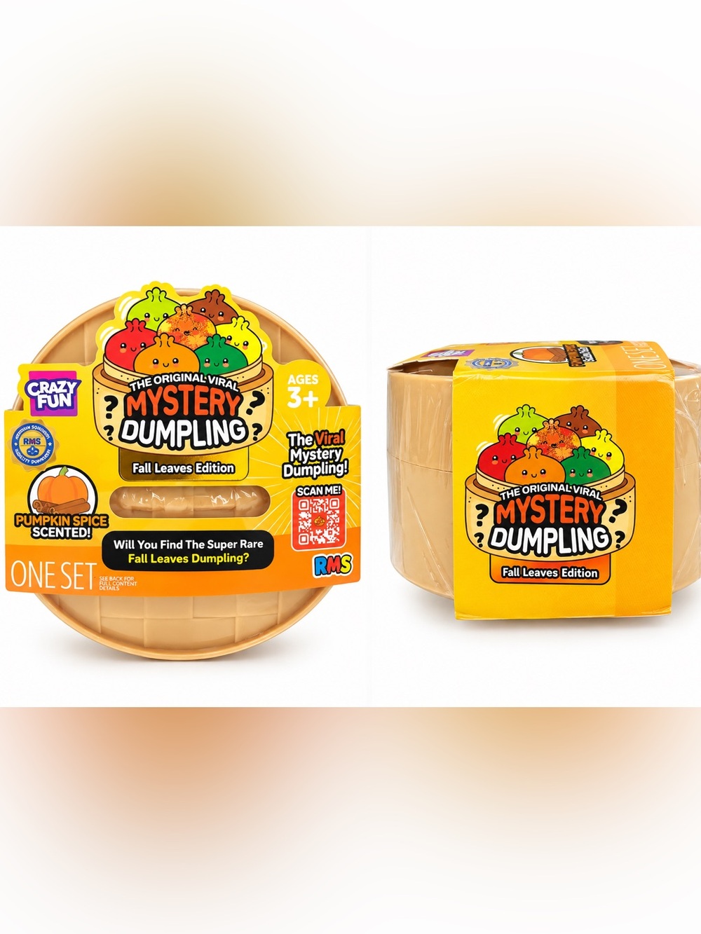 Mystery Dumpling Fall Leaves Edition Pumpkin Spice Scented Party Toy